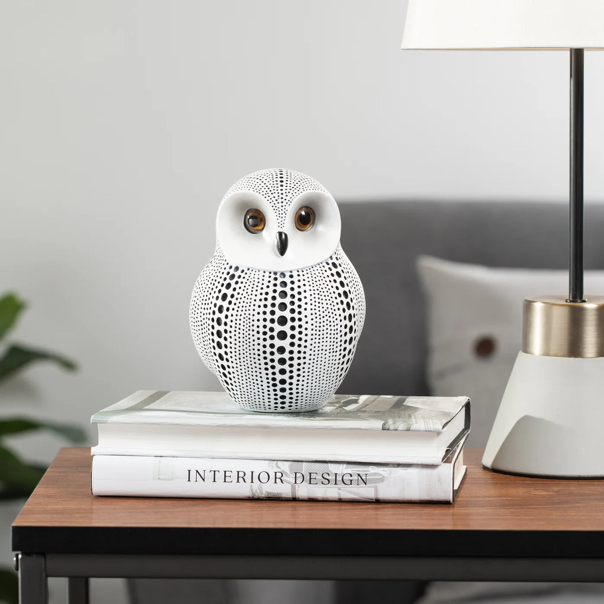 Dot Owl - White