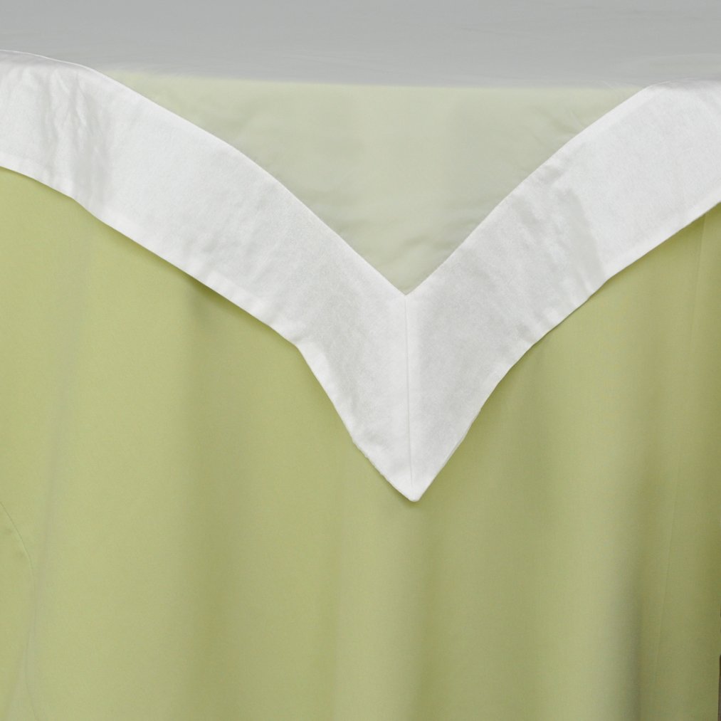 Olive - White Satin Tablecoth
