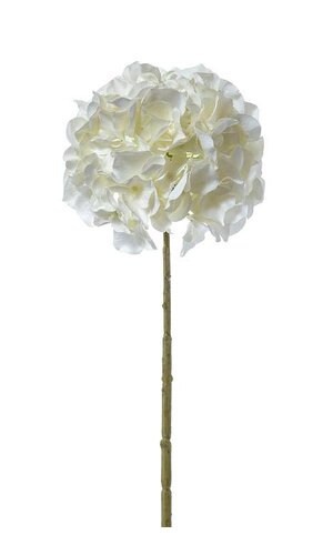 21" Hydrangea Stem - White
