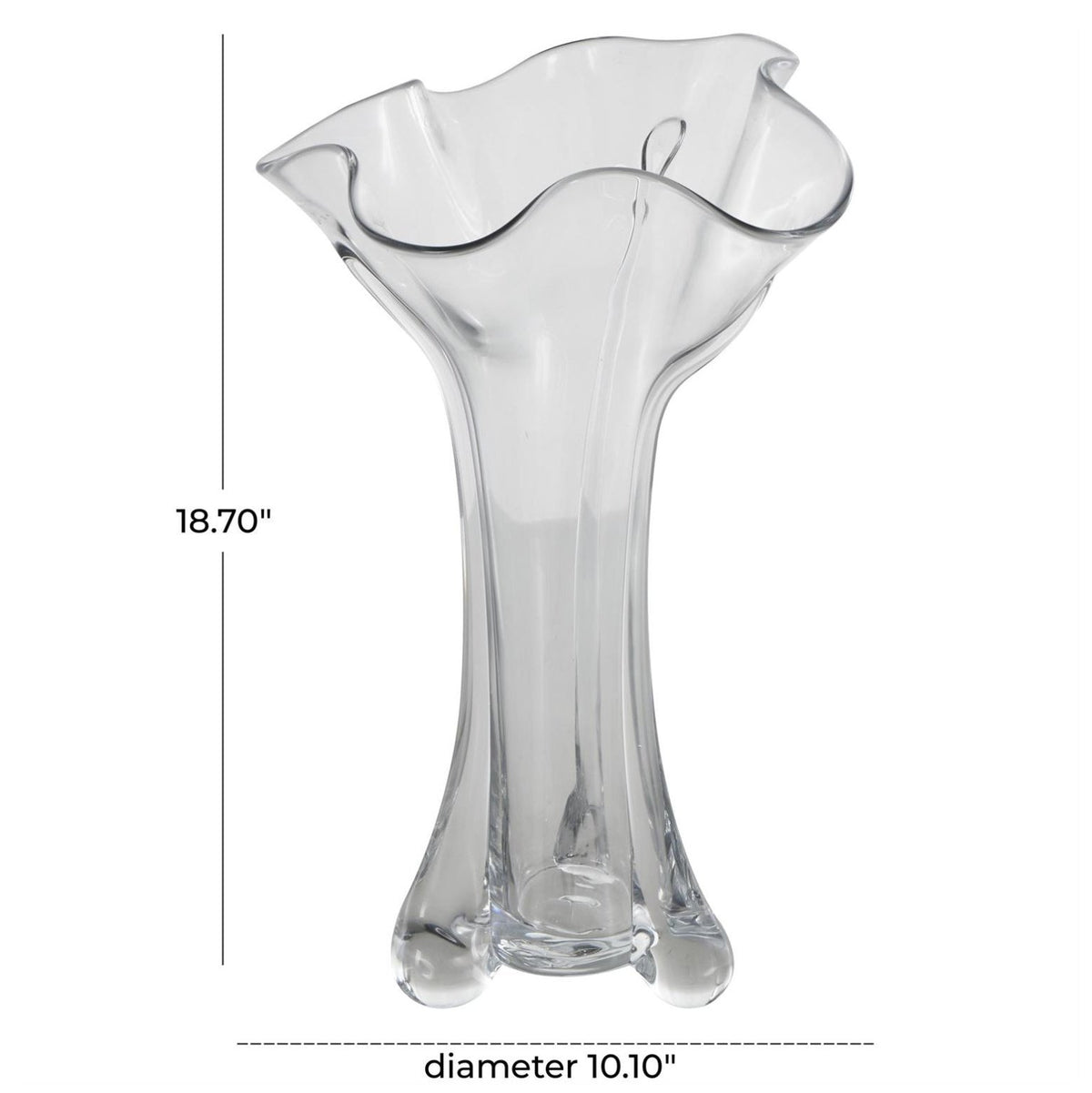 Fluted Tulip Vase