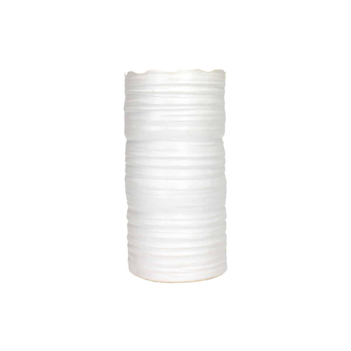 Lace Vase Medium - White