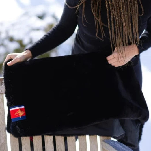 Black Lap Blanket