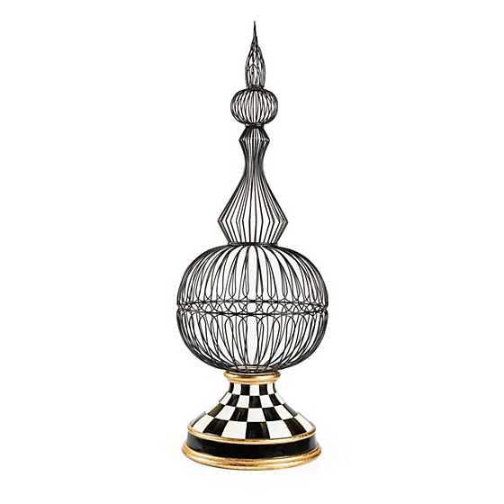 Courtly Check Small Wire Topiary