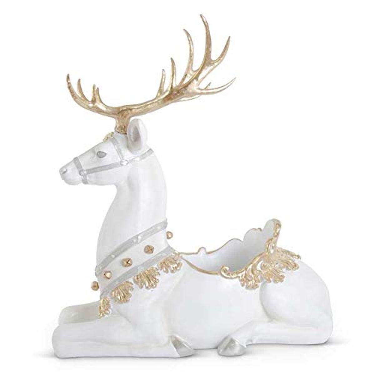 45" Glittered Reindeer Container