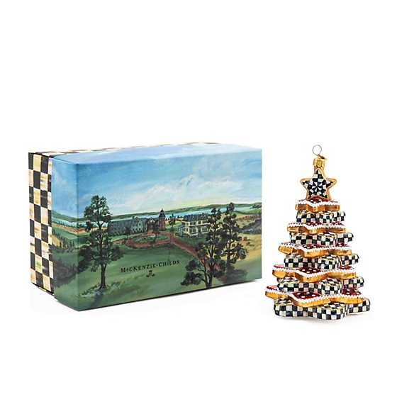 Glass Ornament - Gingerbread Tree
