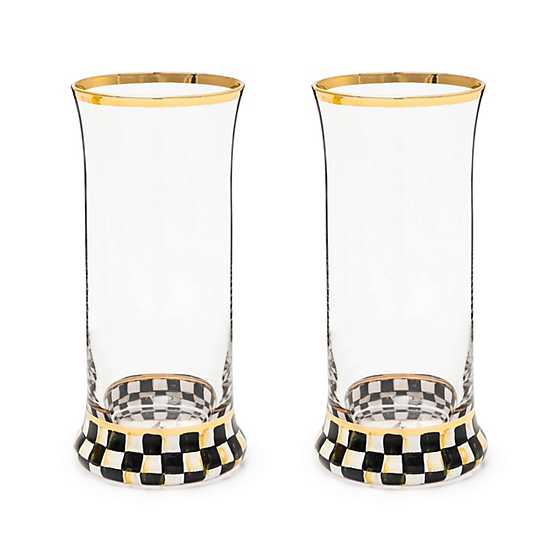 Courtly Check Highball Glass, Set of 2