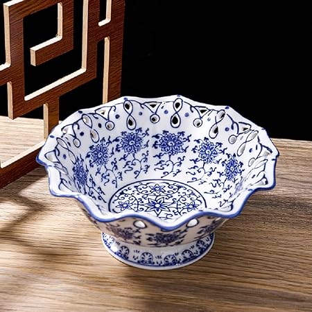 Blue & White Fruit Bowl
