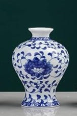 Blue & White Bud Vase