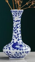 Blue & White Bud Vase