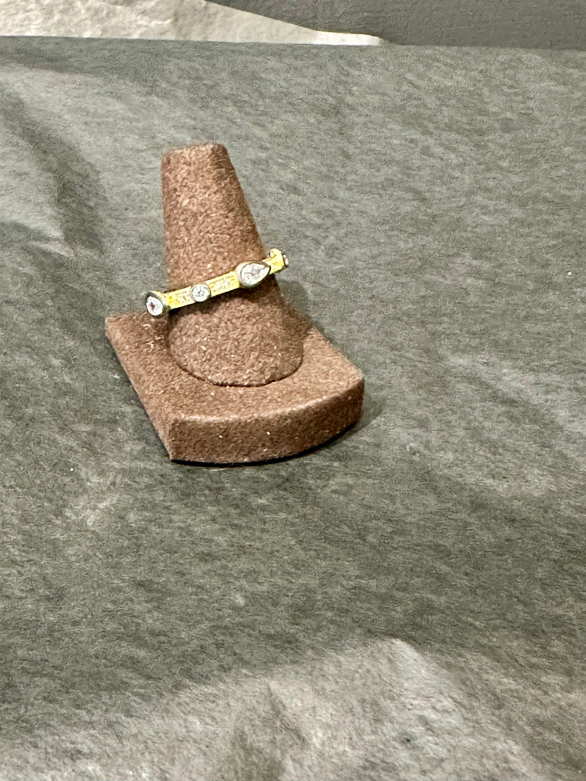 Band Ring Set- Black & Gold