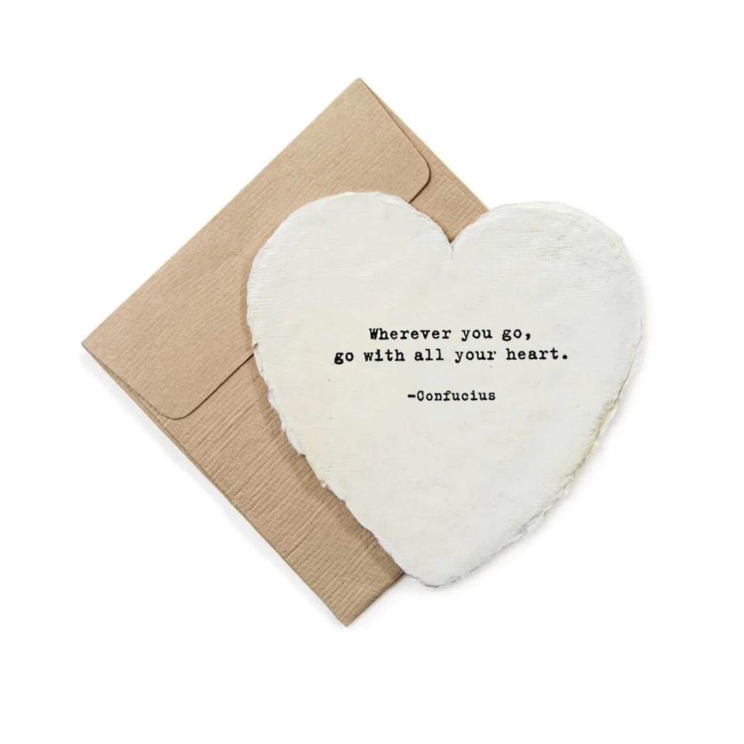Mini Deckled Heart Cards & Envelopes