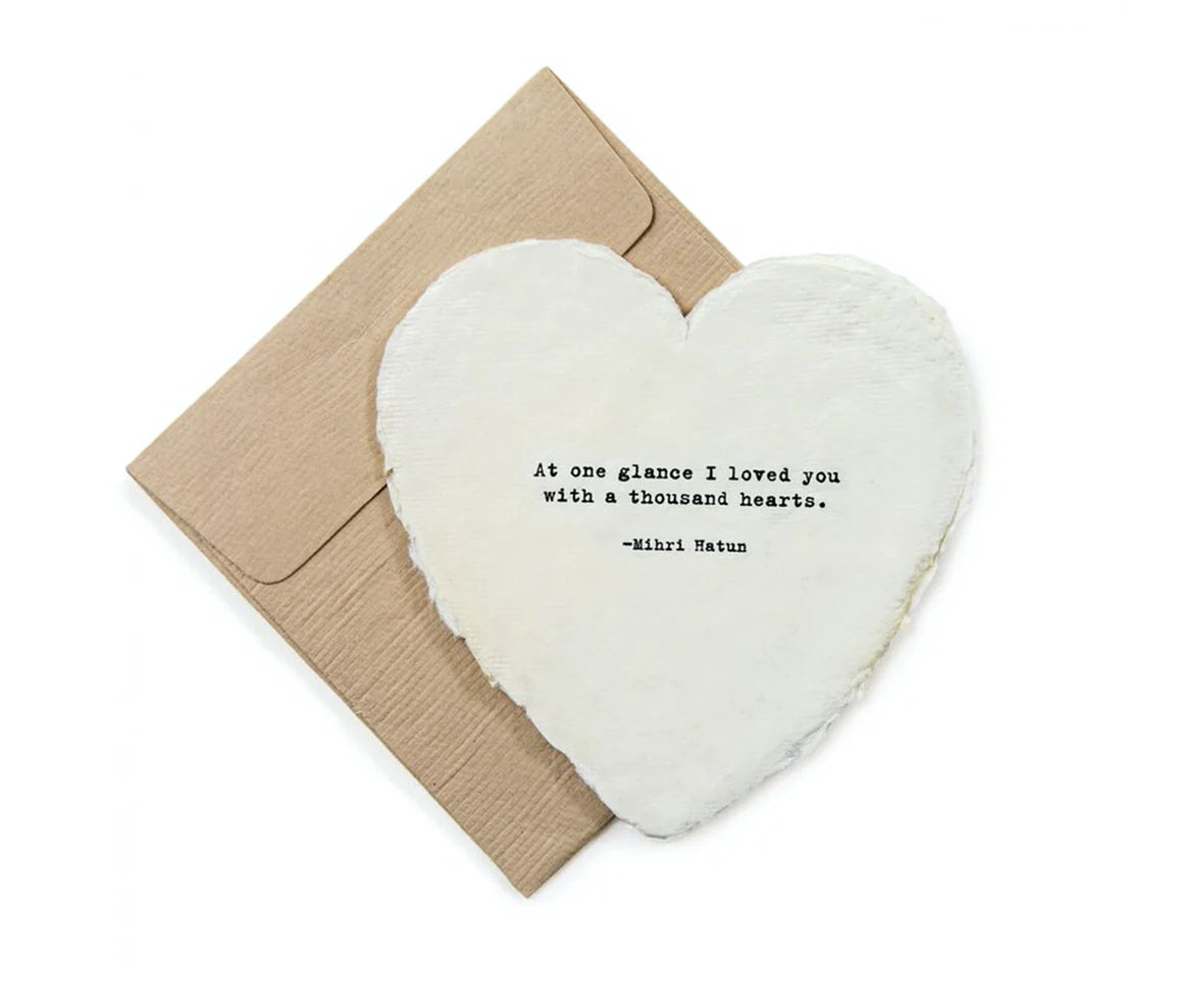 Mini Deckled Heart Cards & Envelopes