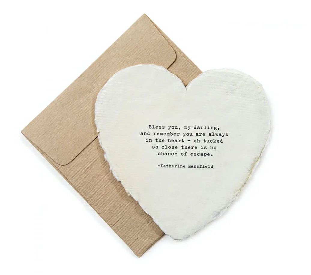 Mini Deckled Heart Cards & Envelopes