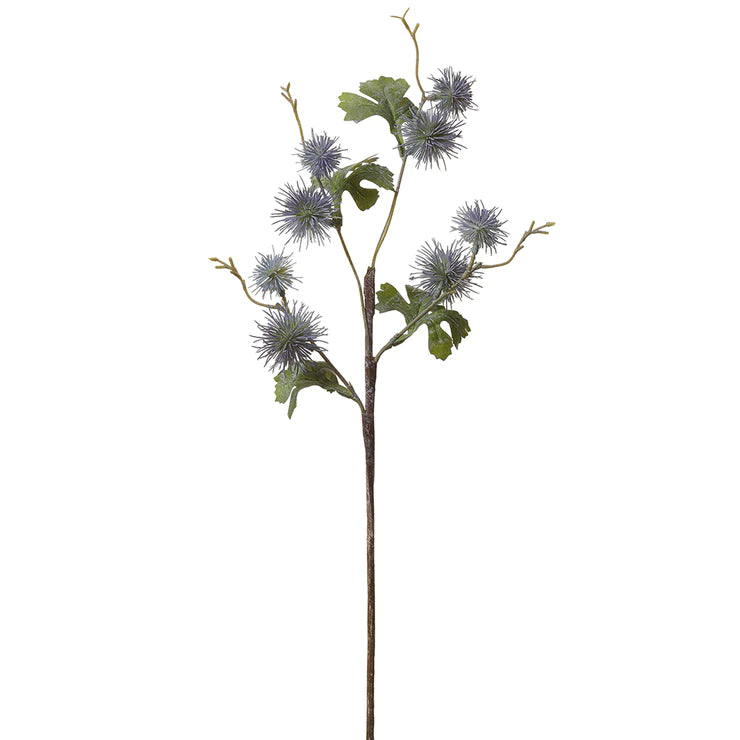 22.5" Globe Thistle Stem  Blue