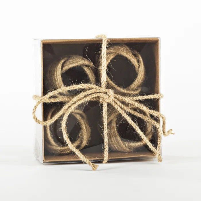 Braided Jute Napkin Rings