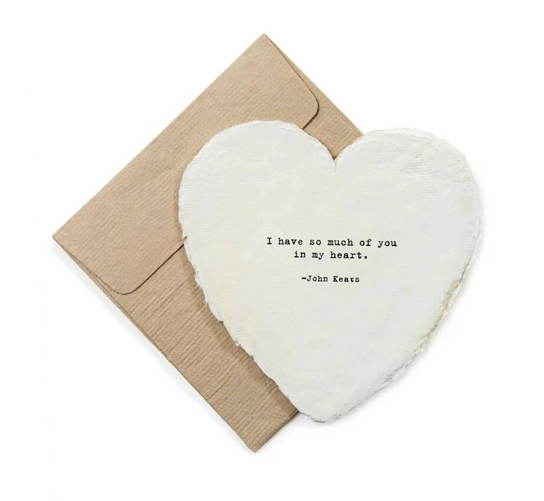 Mini Deckled Heart Cards & Envelopes