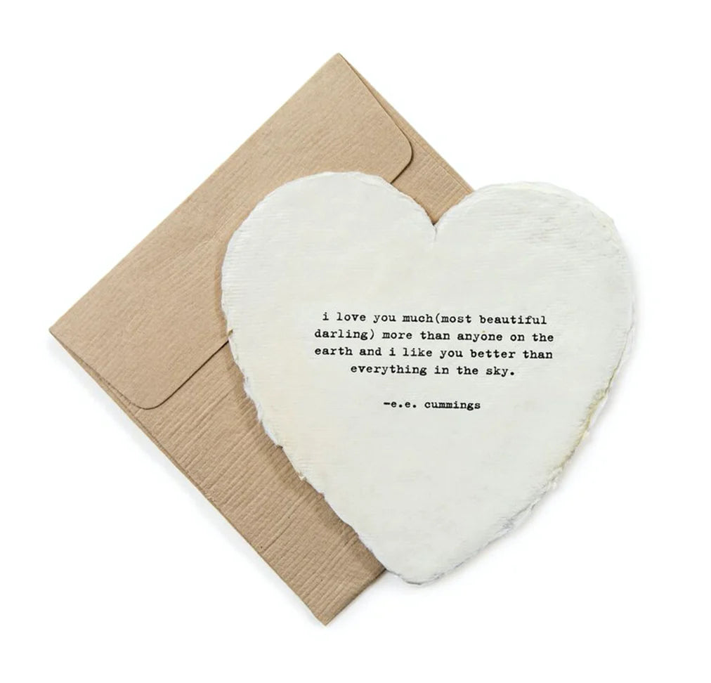 Mini Deckled Heart Cards & Envelopes