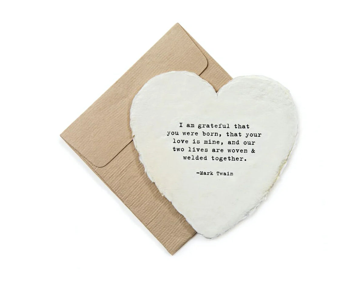 Mini Deckled Heart Cards & Envelopes
