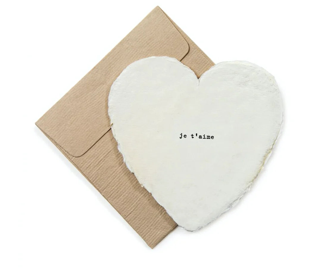 Mini Deckled Heart Cards & Envelopes