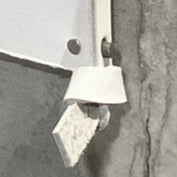 Frameless Leather and Steel Hanger