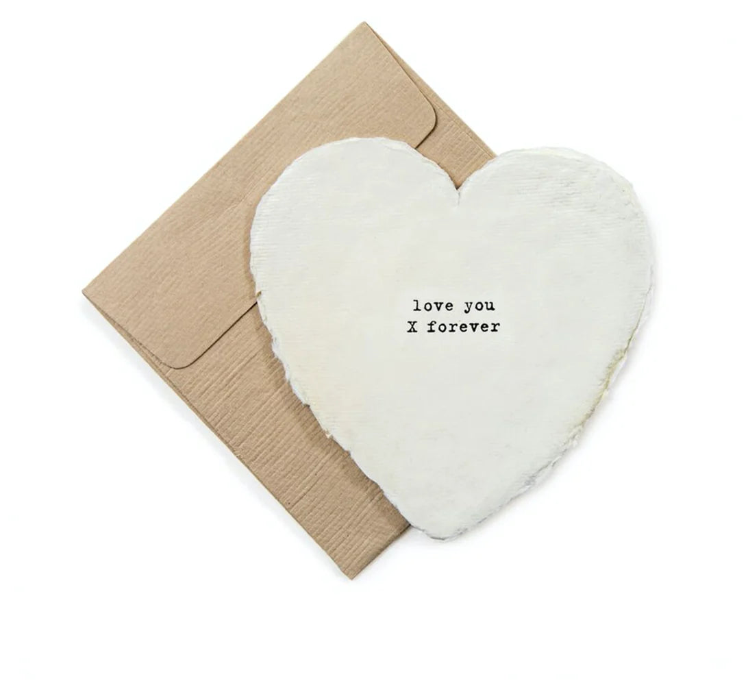 Mini Deckled Heart Cards & Envelopes