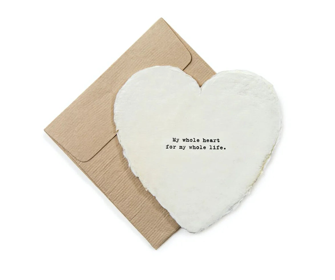 Mini Deckled Heart Cards & Envelopes