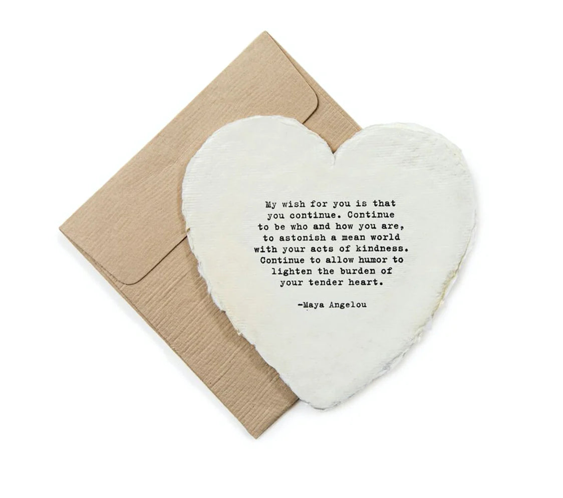 Mini Deckled Heart Cards & Envelopes