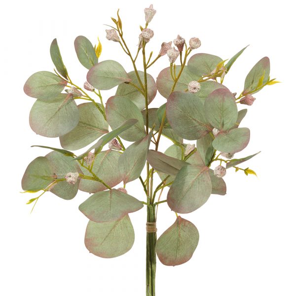 15" Seeded Eucalyptus Leaf
