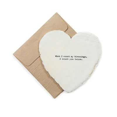 Mini Deckled Heart Cards & Envelopes