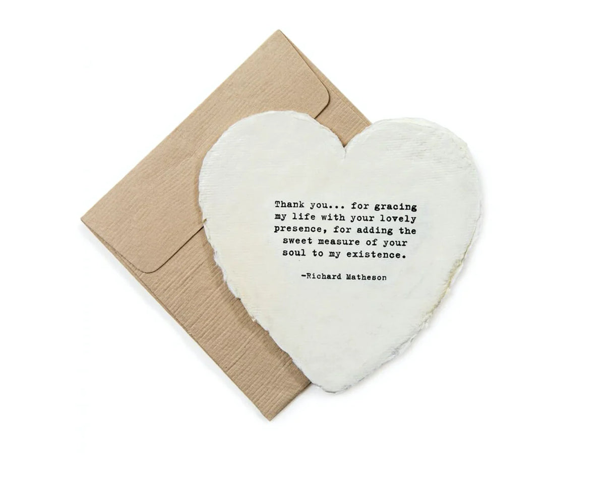 Mini Deckled Heart Cards & Envelopes