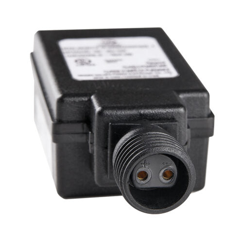 Transformer, 2 Prong Male Plug, Black