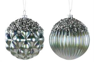 4" Glass Ball Ornament