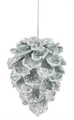6"Jewel Beaded Pinecone Ornament