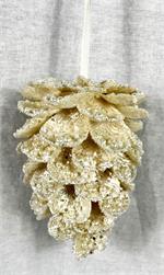 5.5"Jewel Beaded Pinecone Ornament