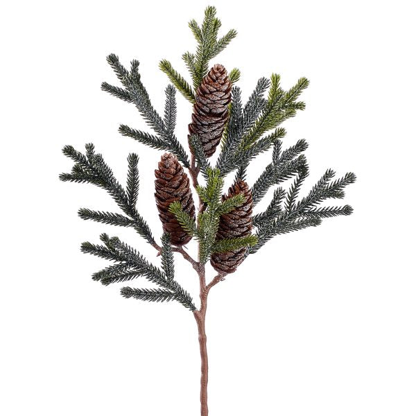 17" Frost Pine Branch