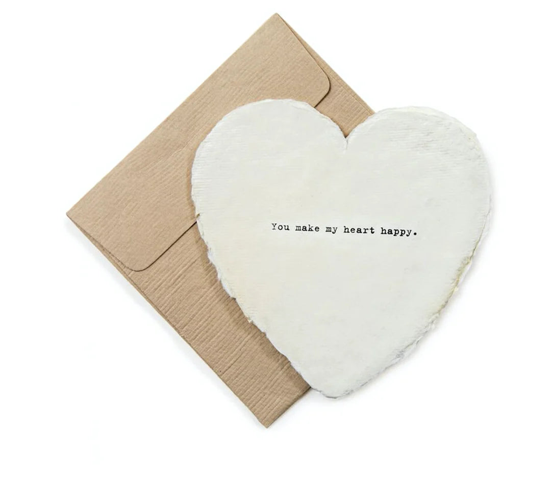 Mini Deckled Heart Cards & Envelopes