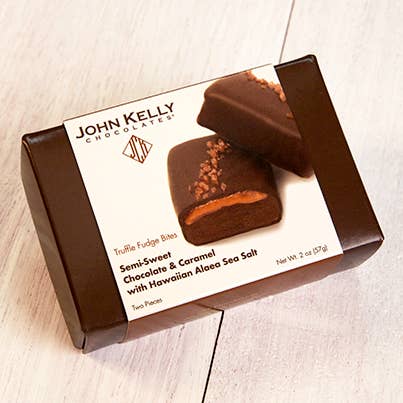 Semi-Sweet Choc & Caramel w/Hawaiian Alaea Sea Salt Box