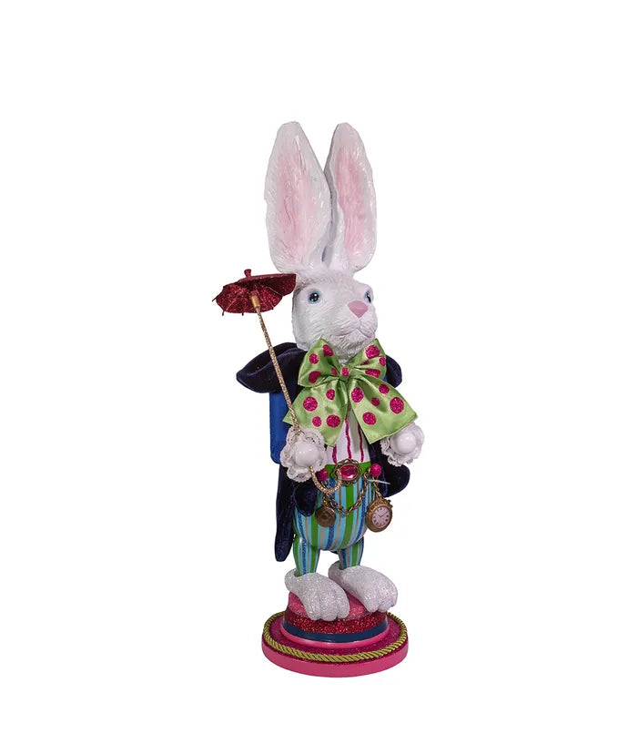 18" White Rabbit Nutcracker