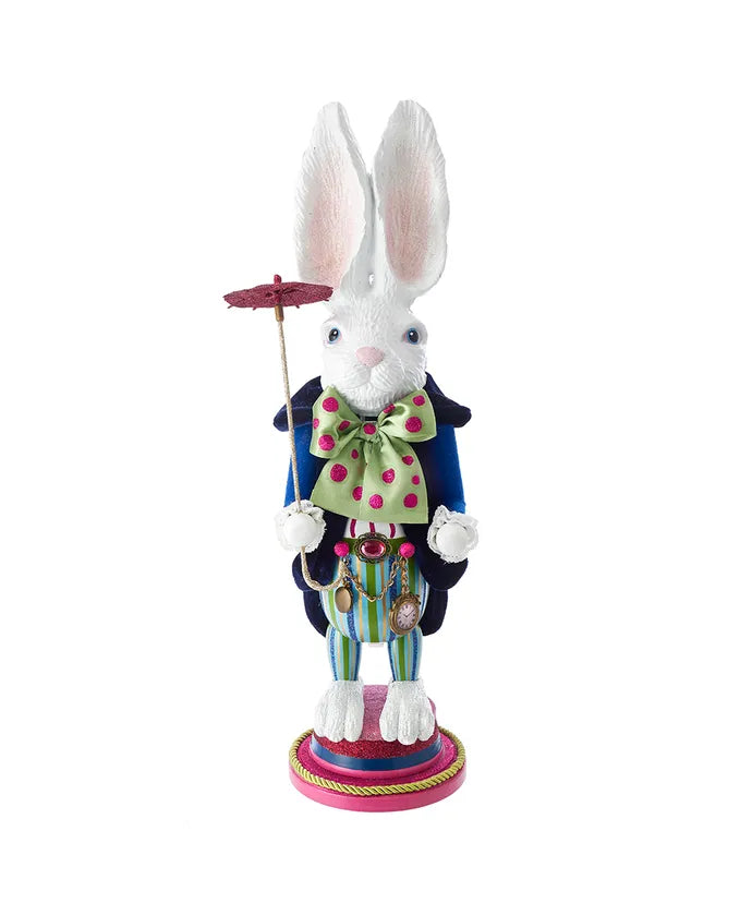 18" White Rabbit Nutcracker