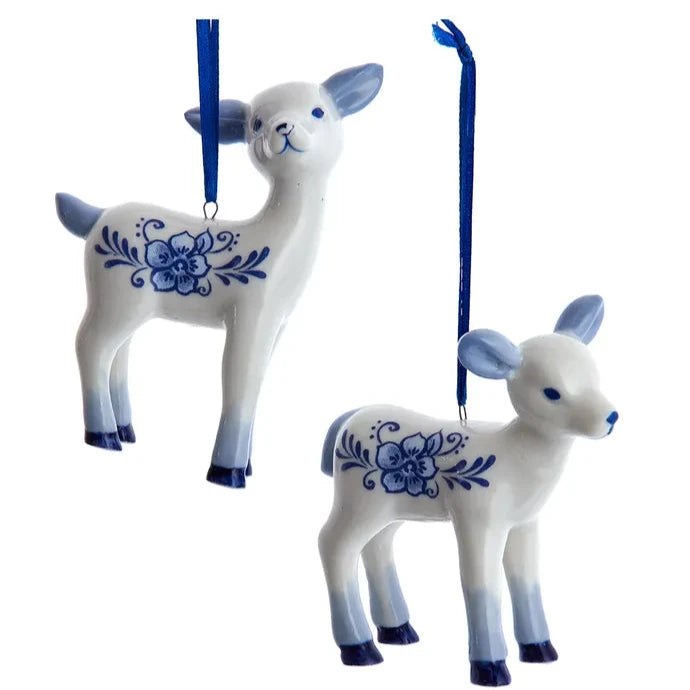 Porcelain Baby Deer Ornament