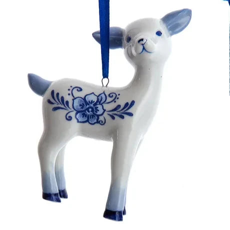 Porcelain Baby Deer Ornament