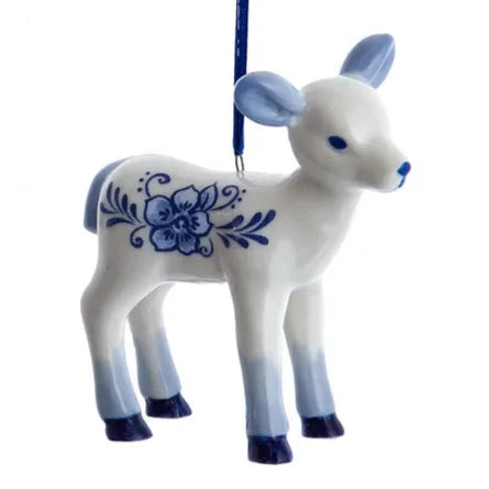 Porcelain Baby Deer Ornament