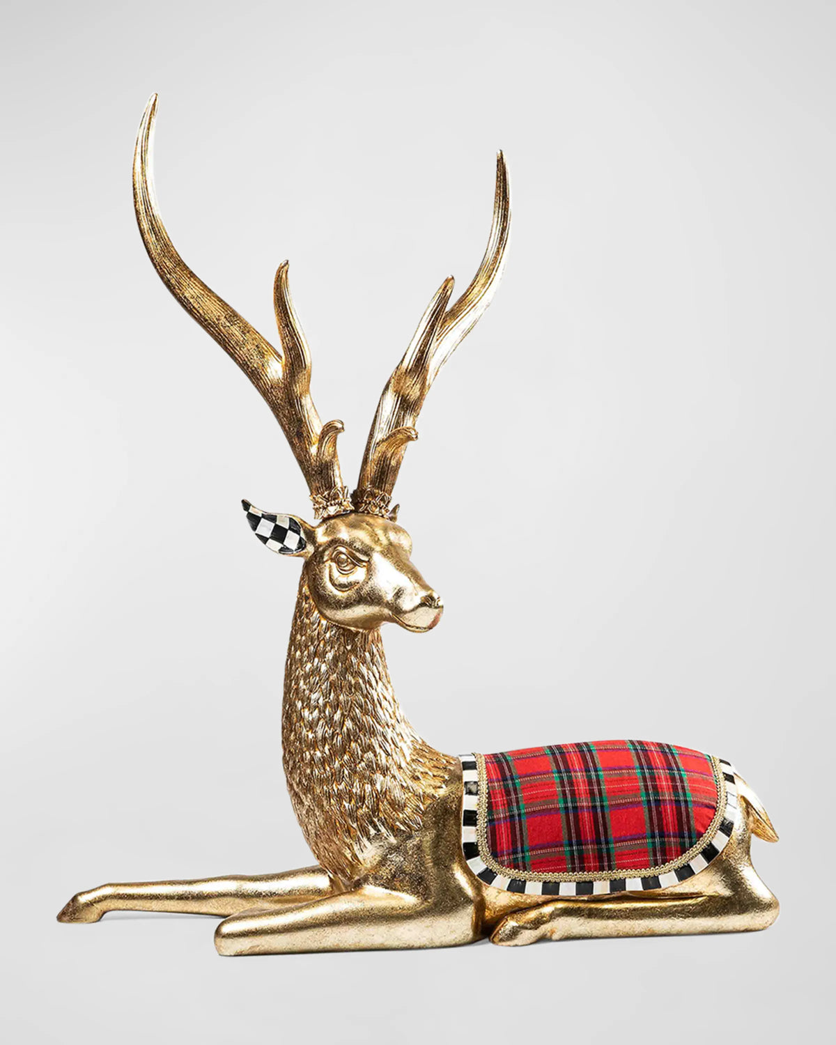 Tartastic Tabletop Resting Christmas Stag
