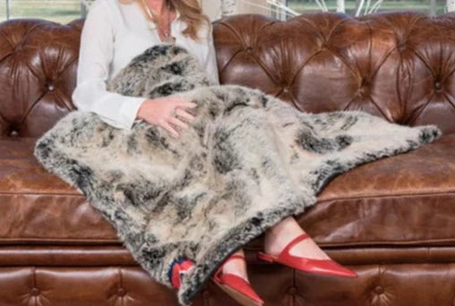 Silver Fox Lap Blanket