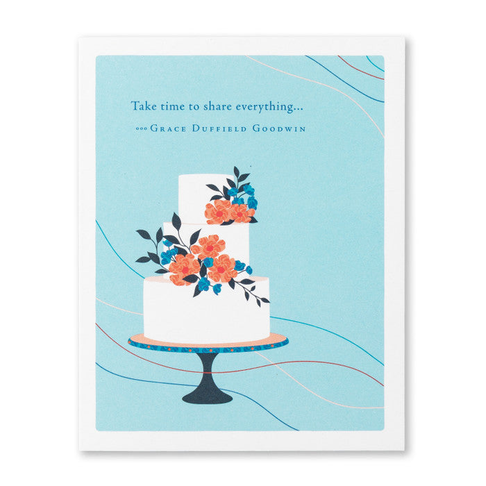 Take Time to Share - Wedding