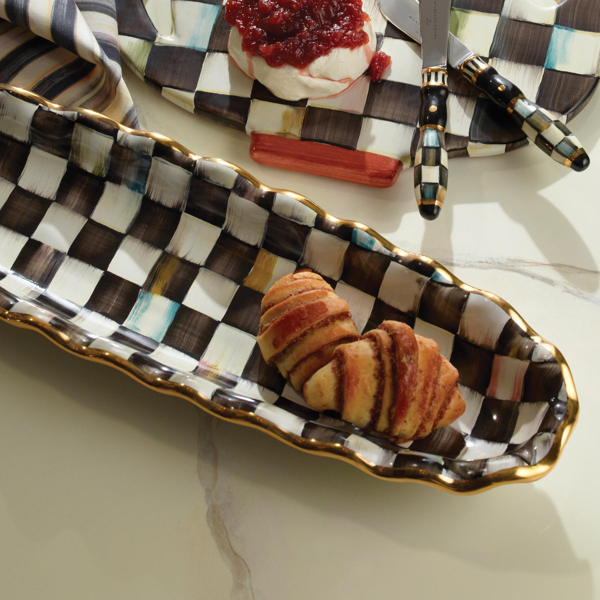 Courtly Check Hors d'Oeuvre Tray