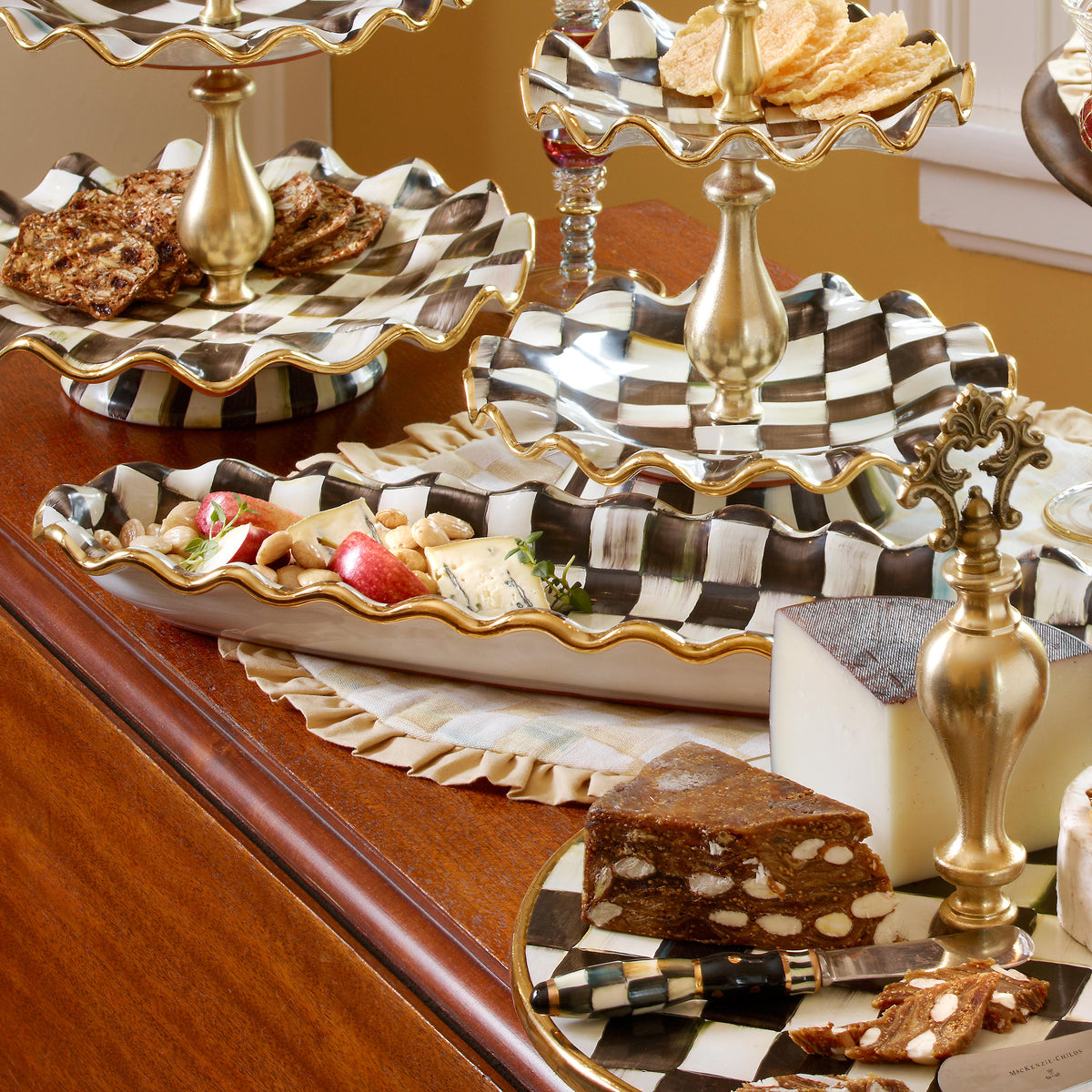 Courtly Check Hors d'Oeuvre Tray
