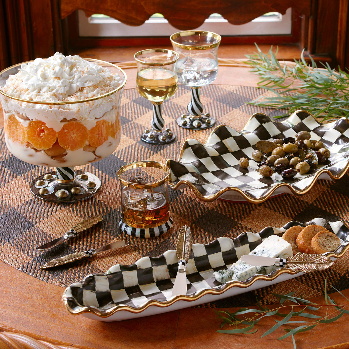 Courtly Check Hors d'Oeuvre Tray