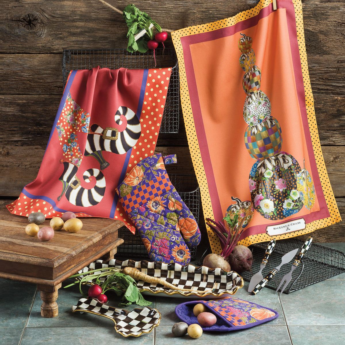 Courtly Check Hors d'Oeuvre Tray