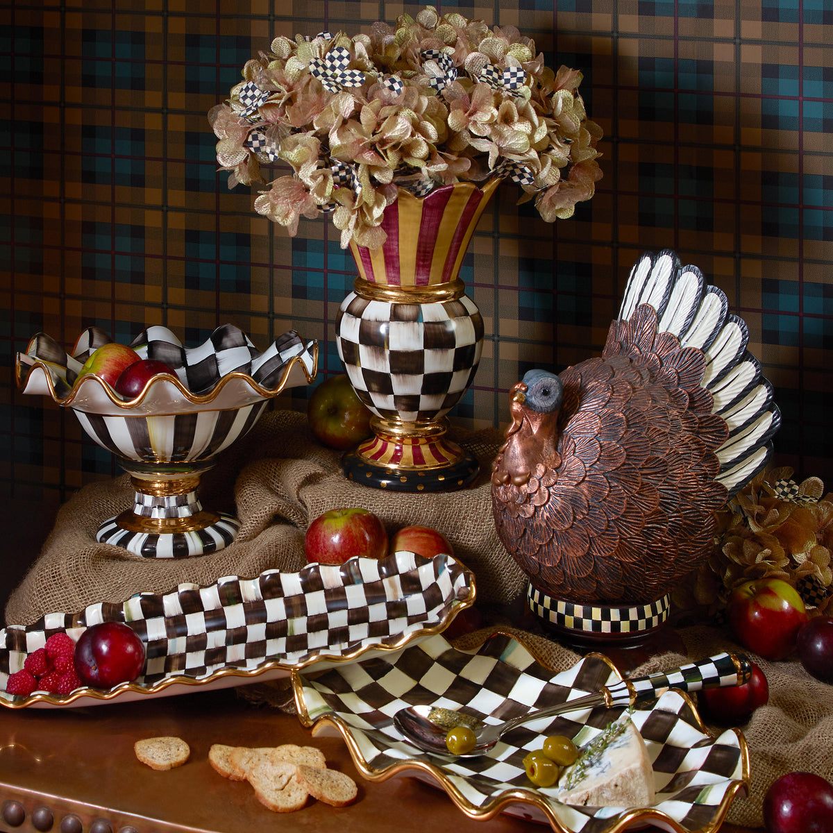 Courtly Check Hors d'Oeuvre Tray